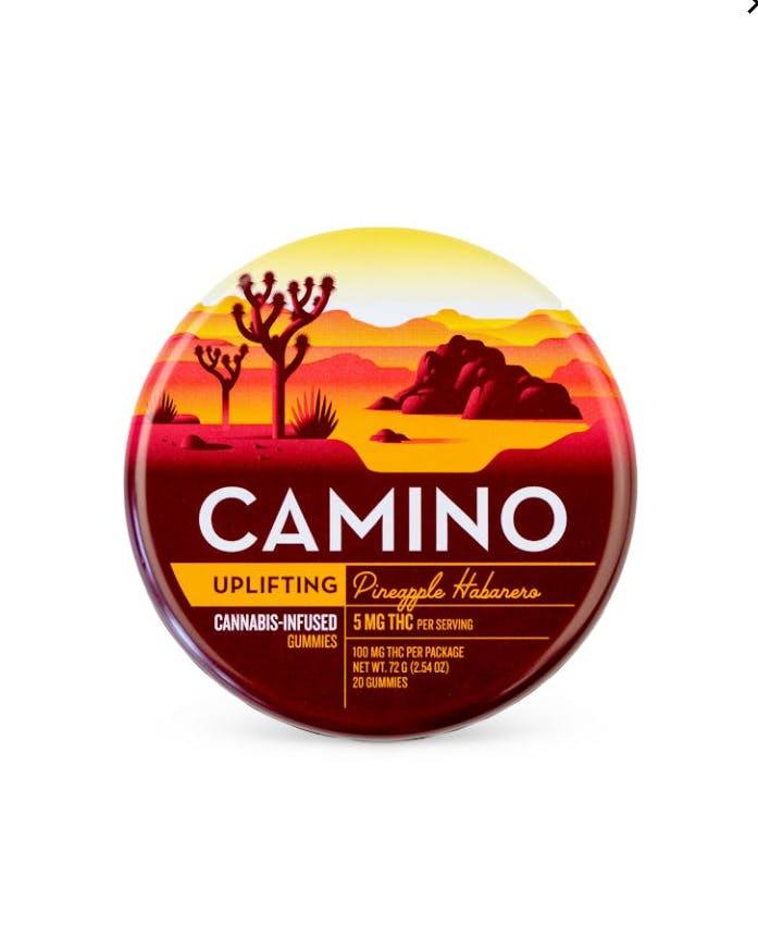 Camino Camino | Gummies 20pk | 5mg | Uplifting (Pineapple Habenero)