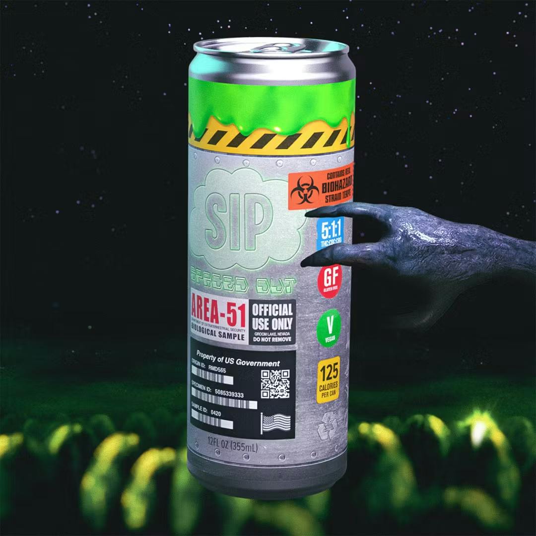 SIP Spaced Out Lime Soda 5mg