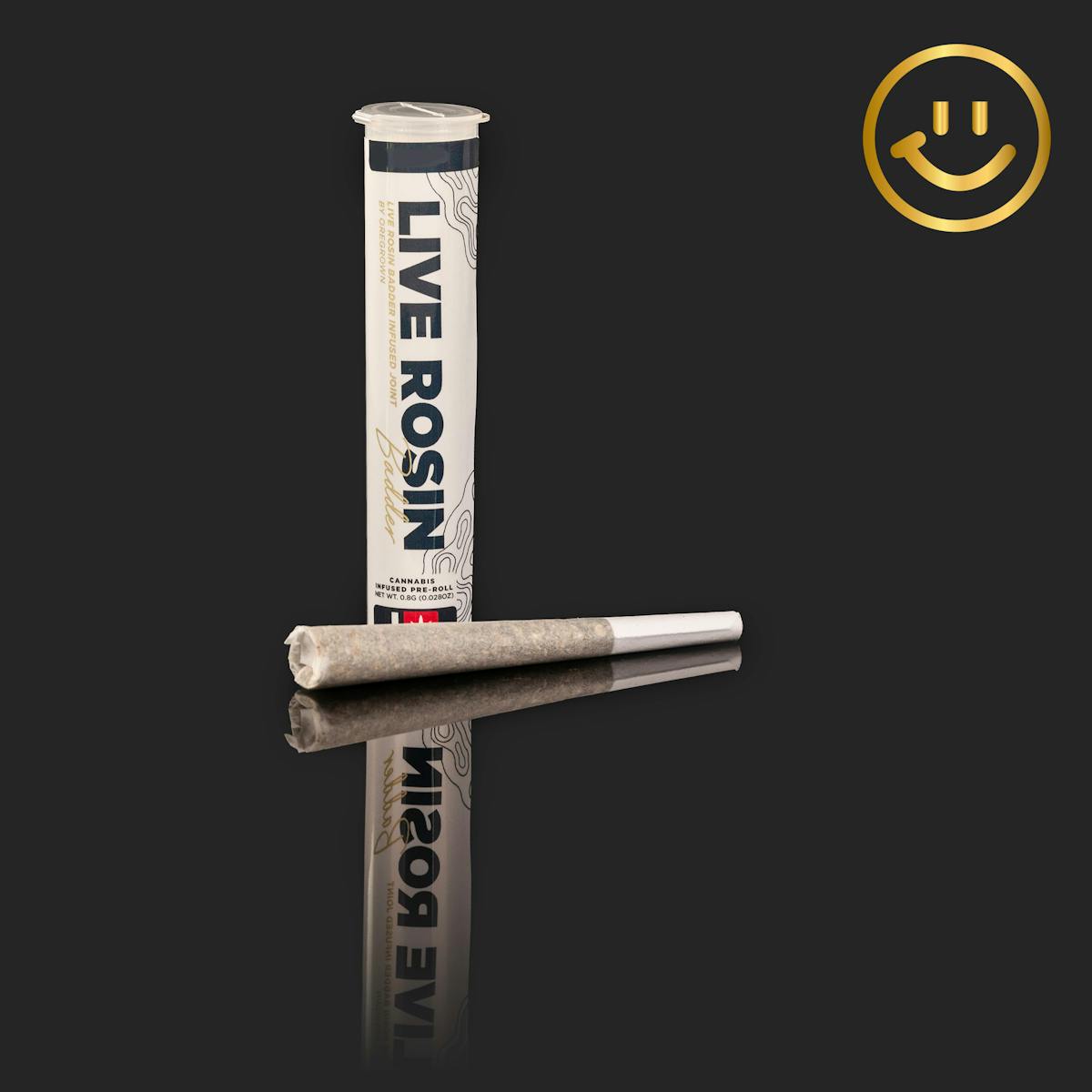 Photo of Oregrown 1g GARLIC COCKTAIL x CHAMPAGNE PATTIES Live Rosin Badder Infused Pre Roll