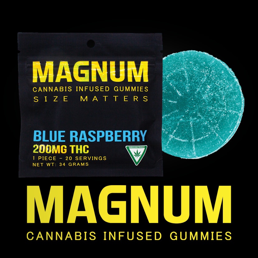 MAGNUM | 200mg Gummies | Blue Raspberry