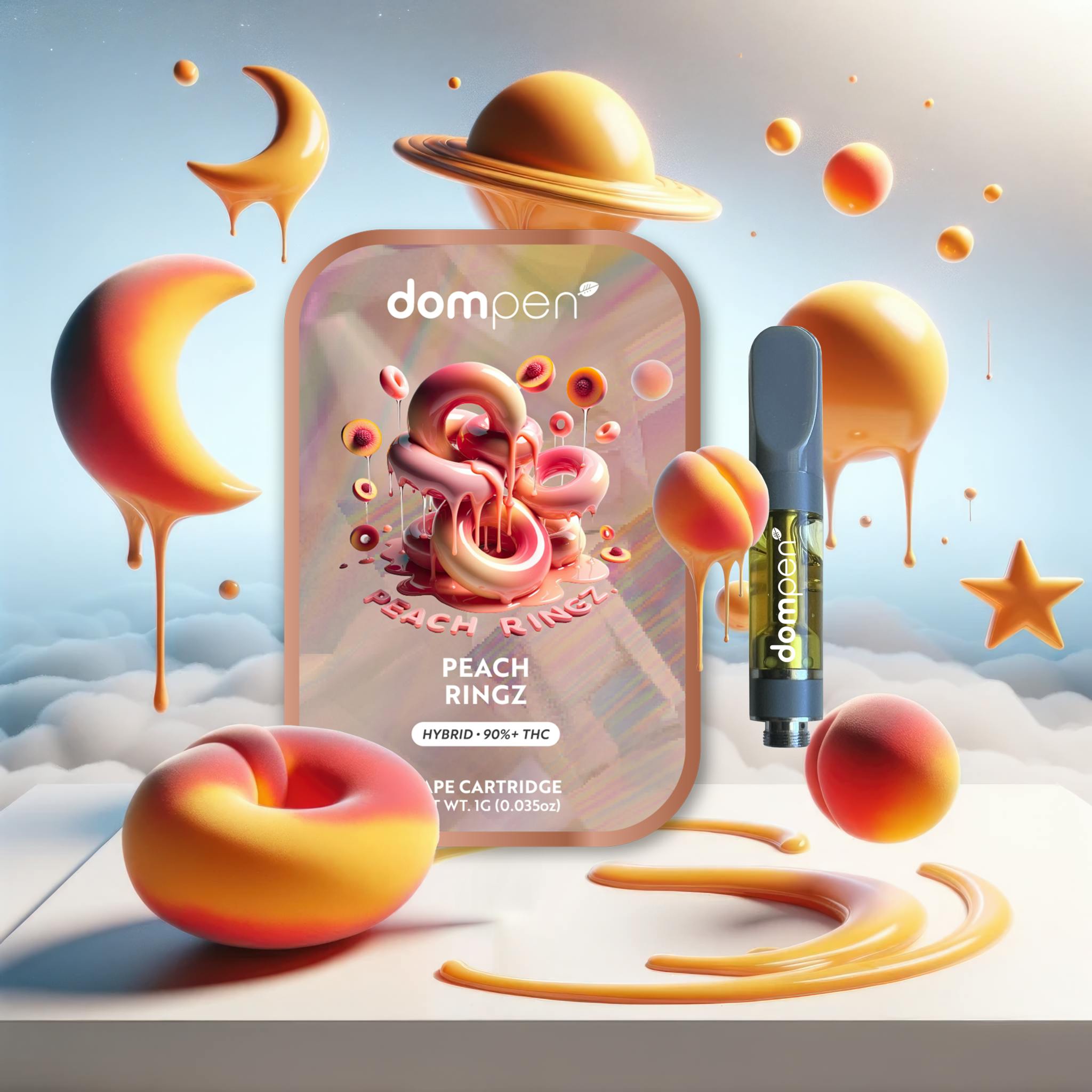 Peach Ringz Cartridge (1g)