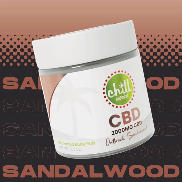 Chill Medicated - 2000MG CBD - Outback Sandalwood