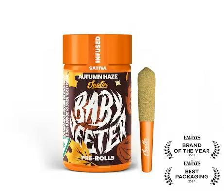BABY JEETER QUAD AUTUMN HAZE 5PK x 2.5G SATIVA by Jeeter – Pre-Rolls at Gatsby Cannabis