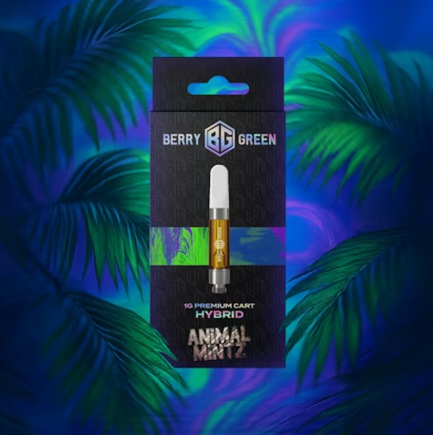 Berry Green | Animal Mintz | 1G Vape Cart