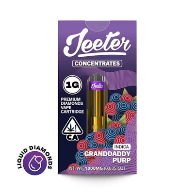 Jeeter - 1g Liquid Diamond Cart - Granddaddy Purp - CARTRIDGES by Jeeter at King of Budz