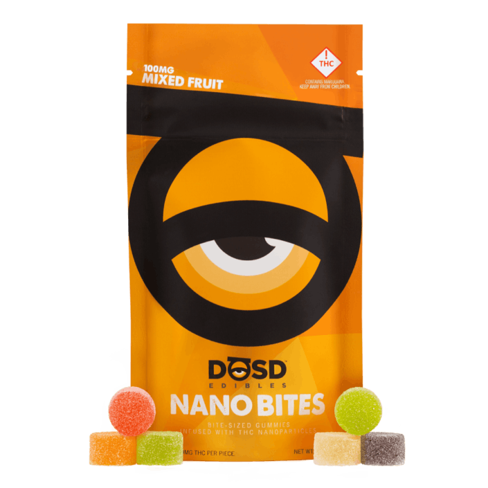 DOSD - Nano Bites - Mixed Fruit - 250mg • Kind Love