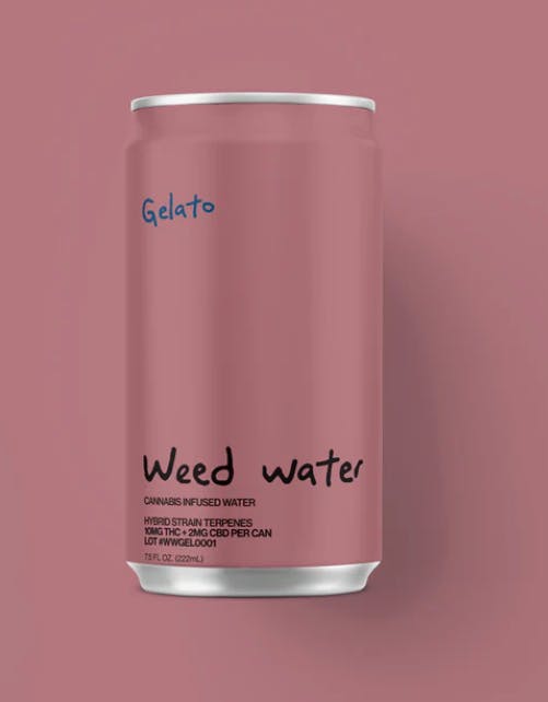 Beverages | Weed Water | Gelato | 6pack | 10mg