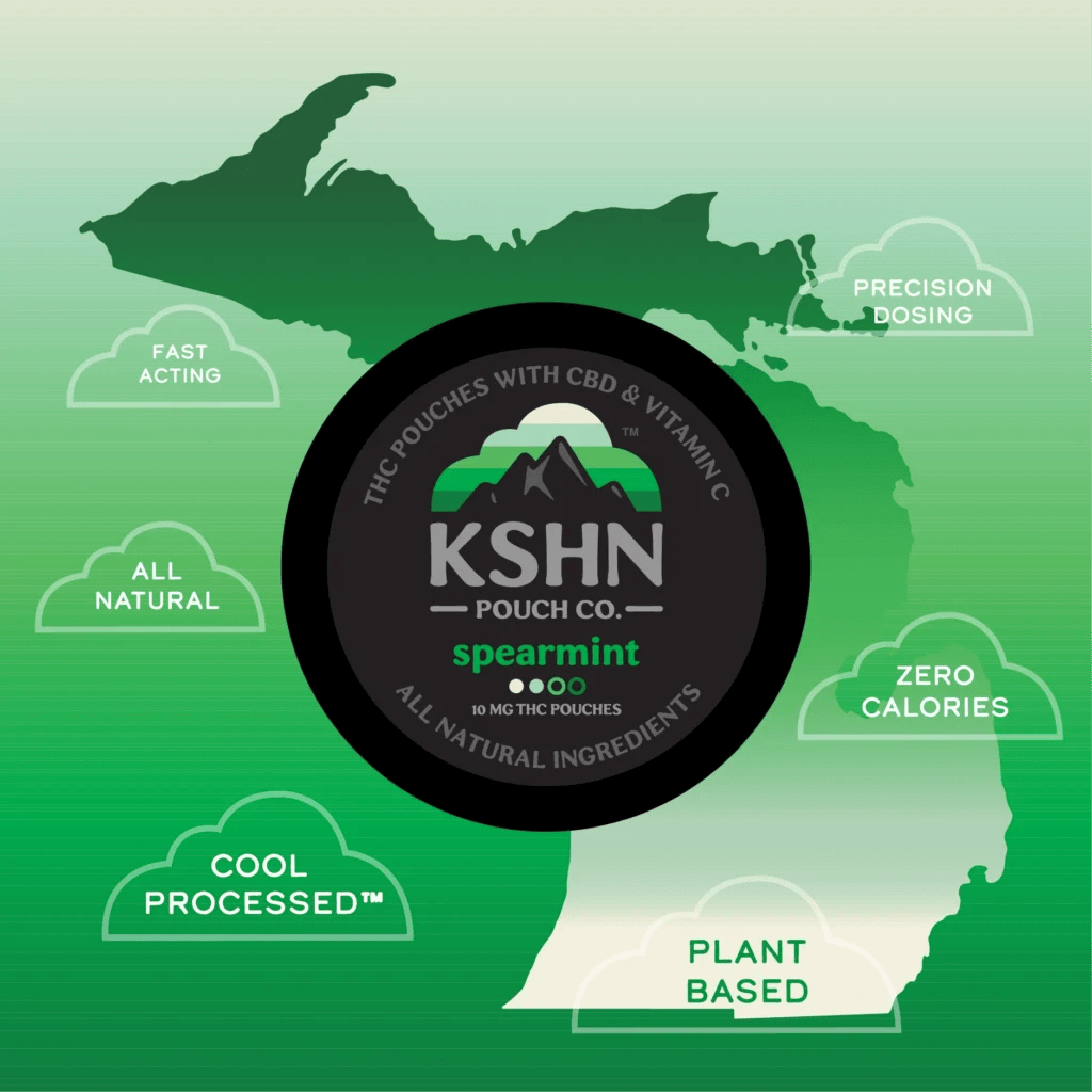 Product: KSHN | THC Pouch 20-Pack - 200mg - Spearmint
