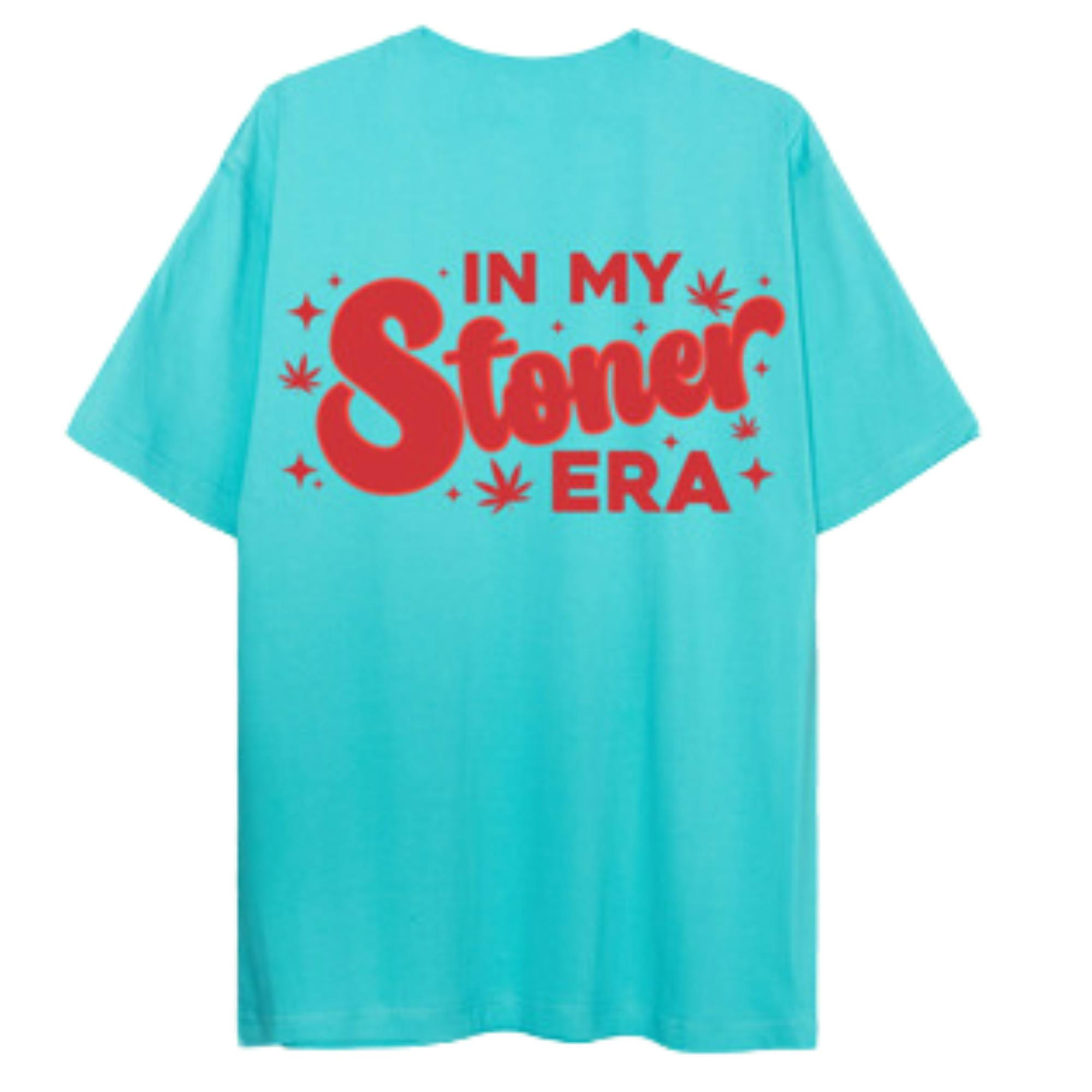 Buy ILLICIT Stoner Era TShirt Cyan Online From The Earth Cannabis