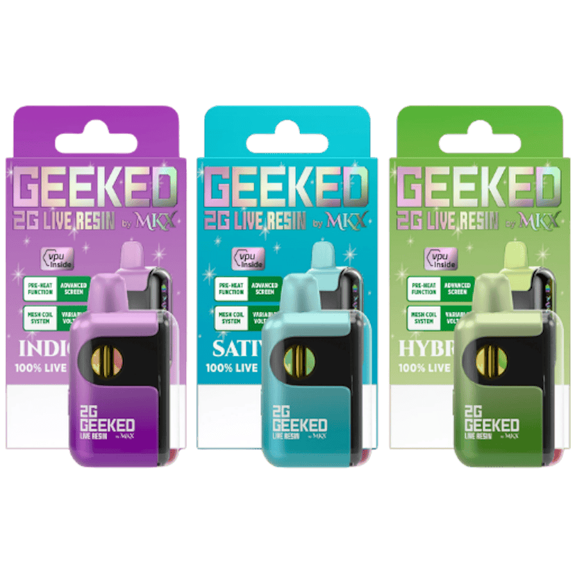 MKX Geeked Live Resin Disposable | Grape Belts