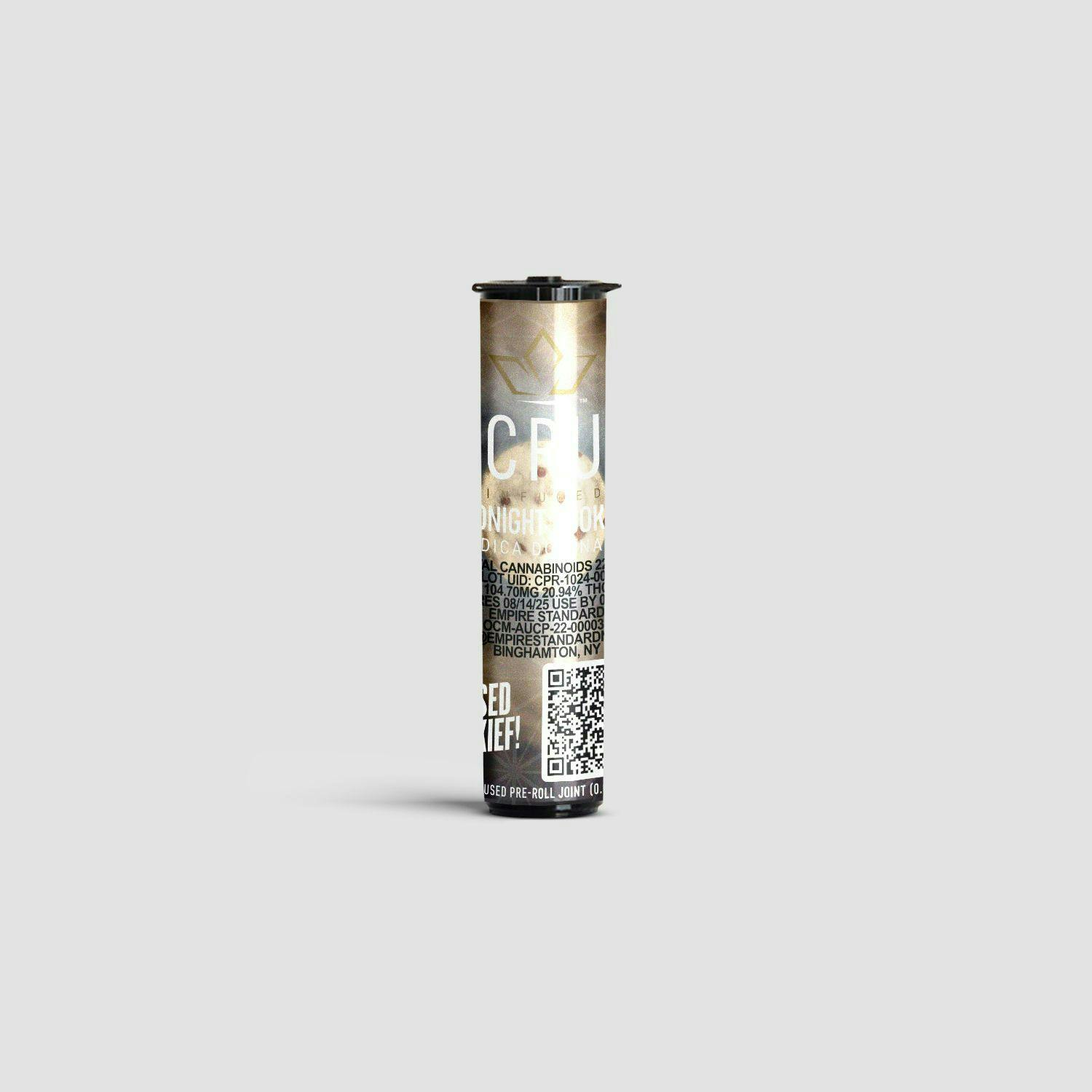 CRU Midnight Cookies Infused PreRoll 6pk