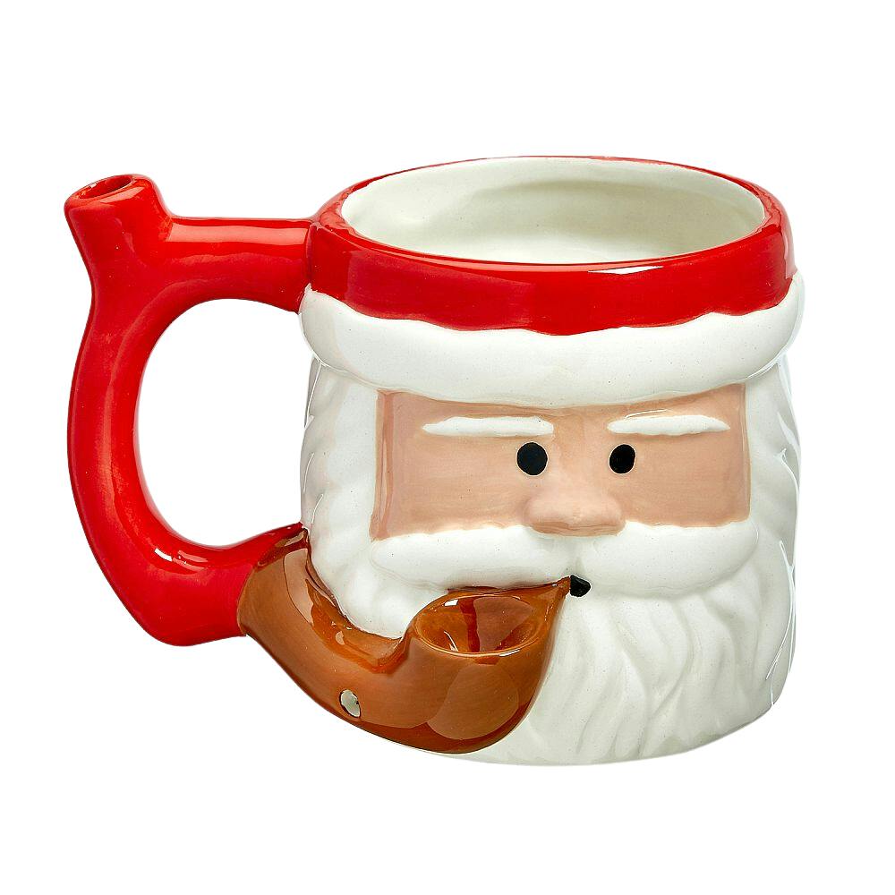 Fashioncraft - ceramic mug pipe - santa roast & toast
