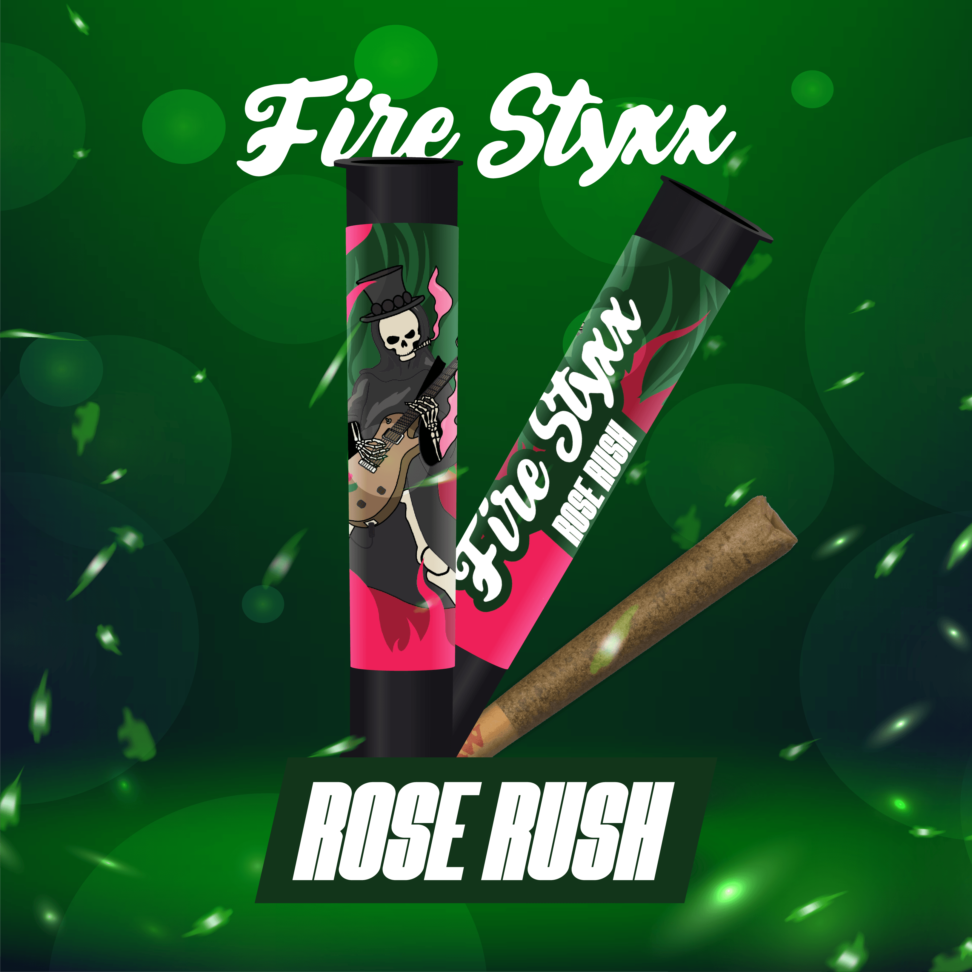Product: Fire Styxx | Rose Rush | infused Pre Roll