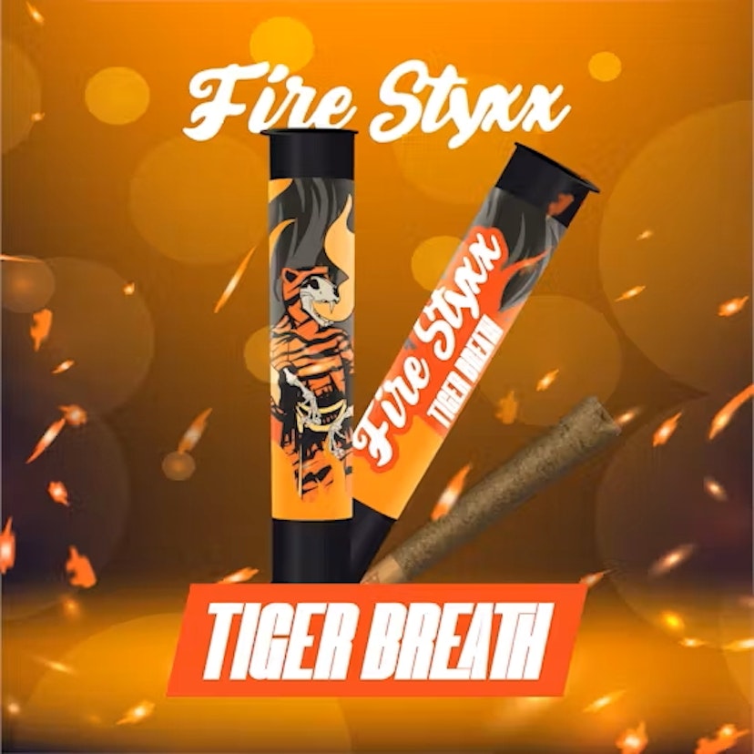 Fire Styxx 1g Infused Preroll Tiger Breath