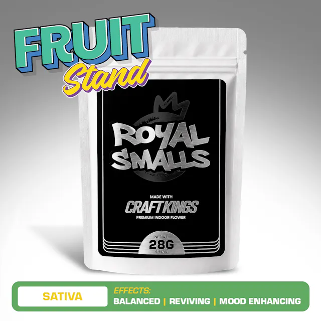 Craft Kings Royal Smalls Fruit Stand 28g (sativa, small buds)