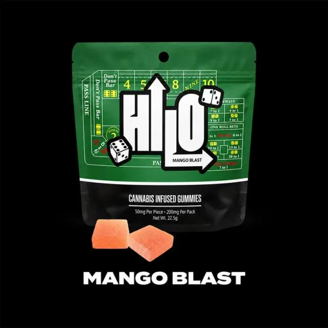 Hi-Lo - 200mg Live Resin Gummies - Mango Blast