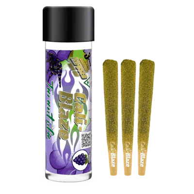 Grape Tarantula 3-Pack | 3g - PRE_ROLLS by Cali-Blaze at King of Budz