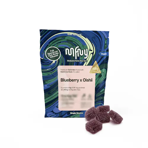 Blueberry x Oishii | Live Rosin Gummies-active