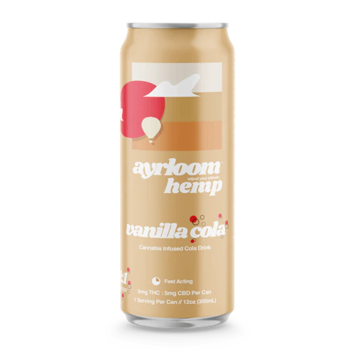 Ayrloom - 10mg THC 5mg CBD Infused Beverage - Vanilla Cola
