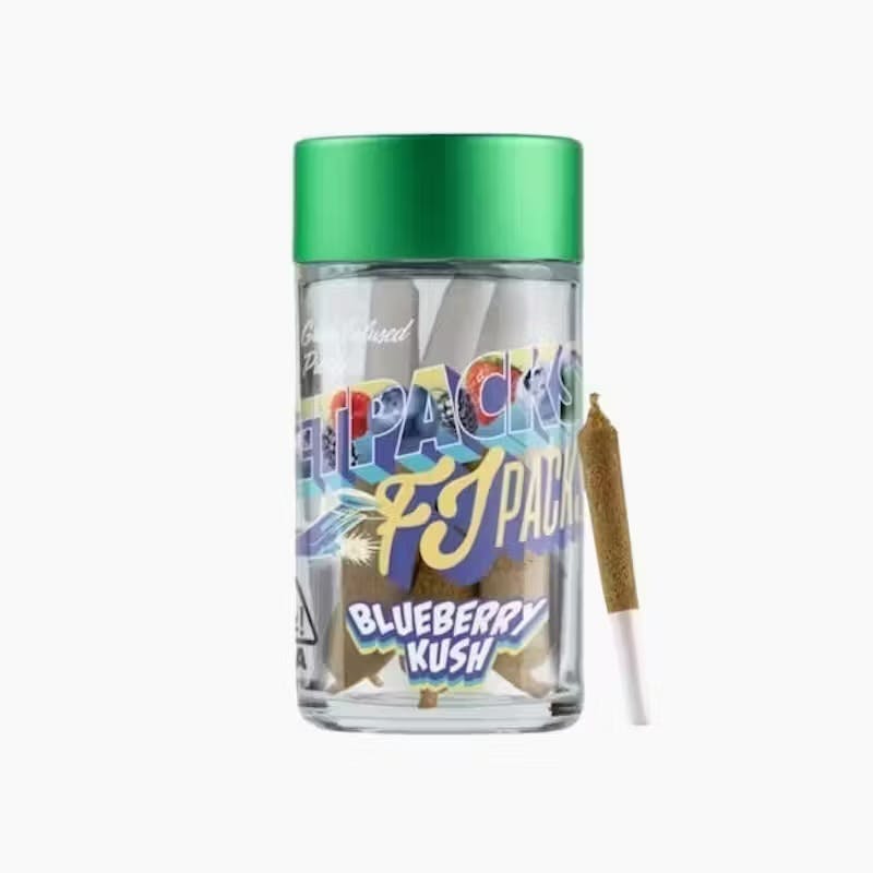 Pre-roll | Jetpacks | Live Resin Infused | Blueberry Kush | 5pk | 3g