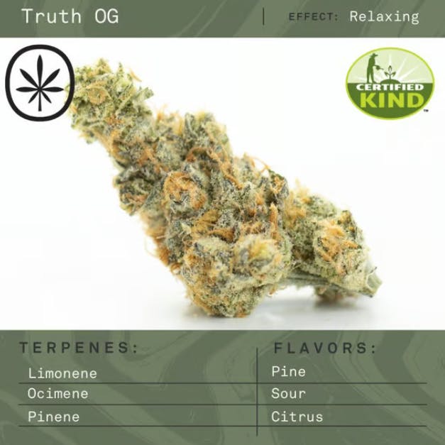 Product: Apothecare | Certified Organic Truth OG | 3.5g