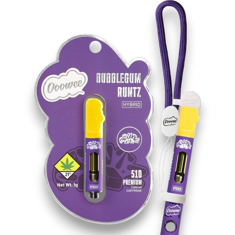 Ooowee: Bubblegum Runtz - Distillate Cartridge