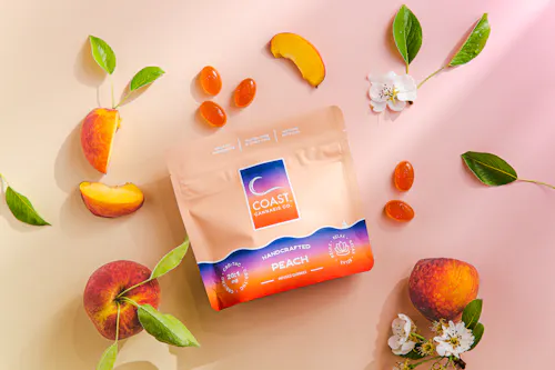 Peach ‘Relax’ Gummies – 1:20 THC:CBD – 20mg 20pk-1