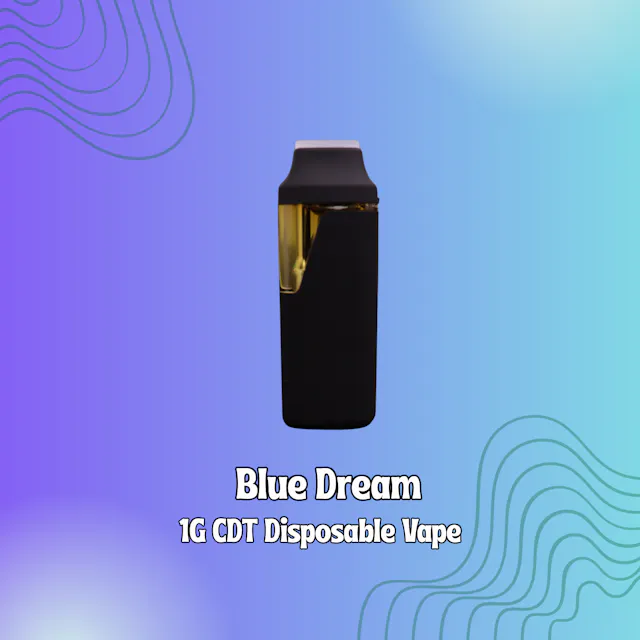 Shnicks Shnacks Disposable Blue Dream 1g (sativa, disposables)
