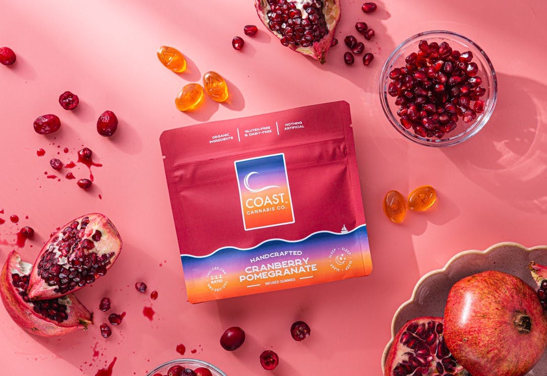 Photo of SLEEP | Cranberry Pomegranate Gummies | 5mg CBN: 5mg CBD :5mg THC 100mg