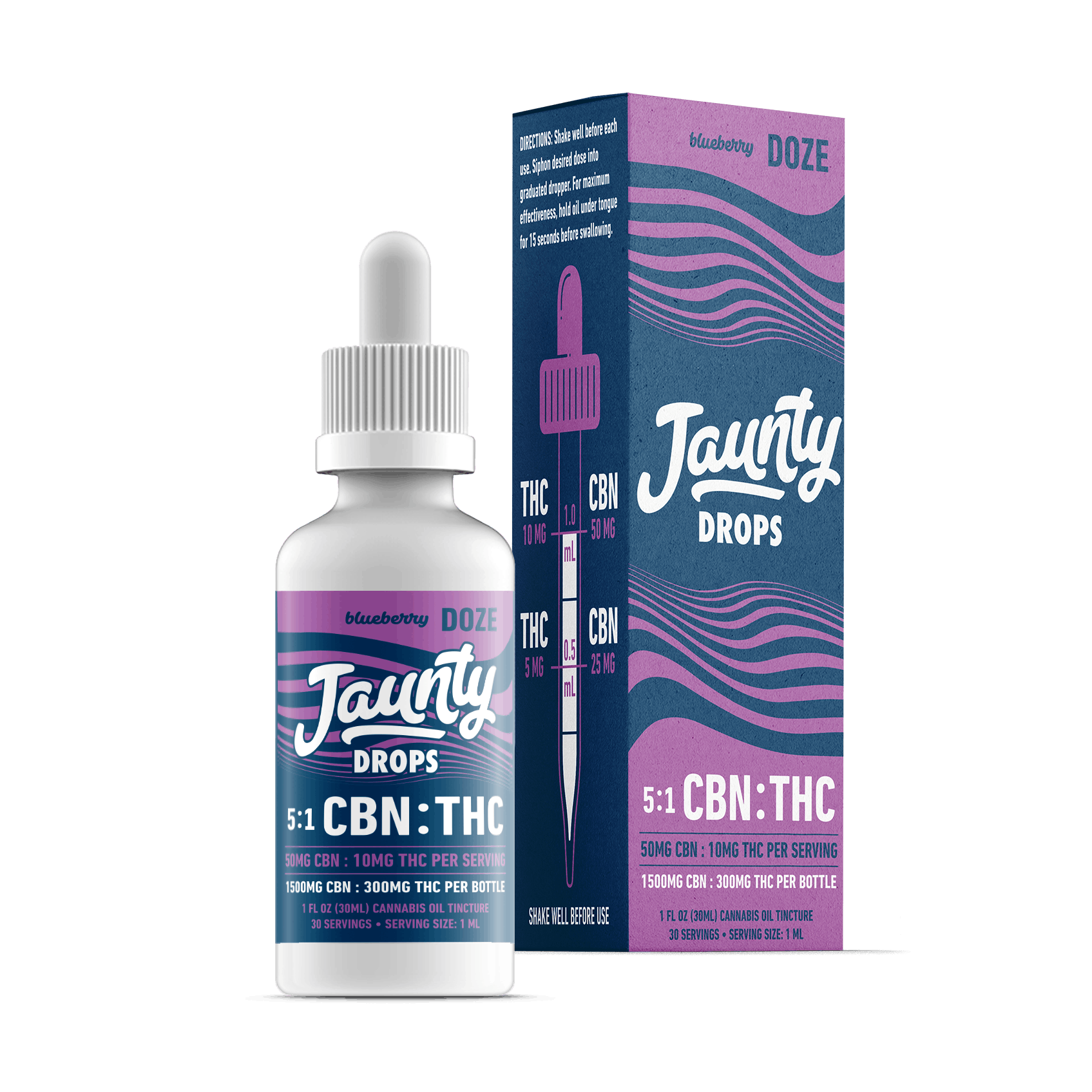 DOZE Drops | 5:1 CBN:THC | Blueberry