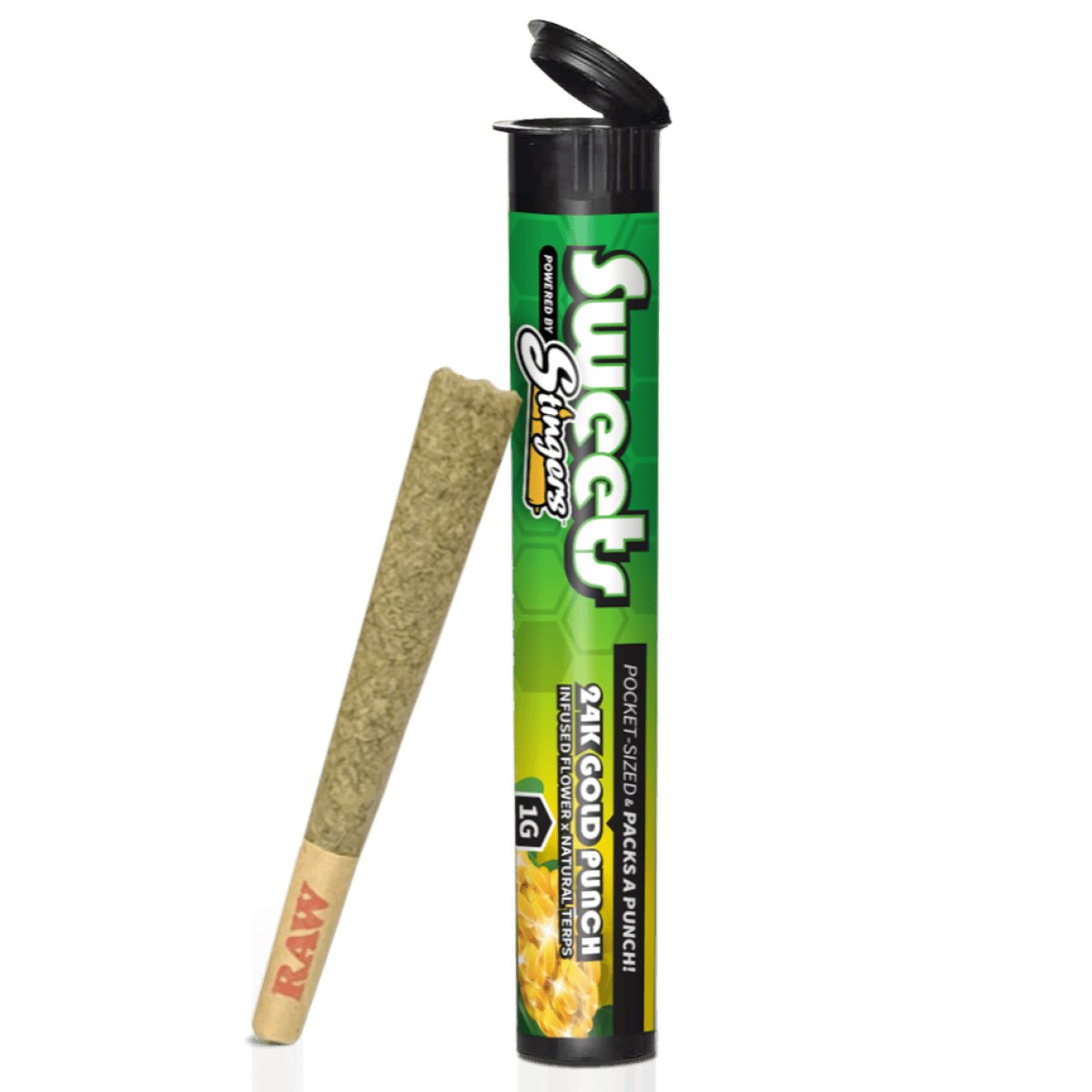 Stingers Sweets | 24K Gold Punch | Liquid Diamond Infused Preroll
