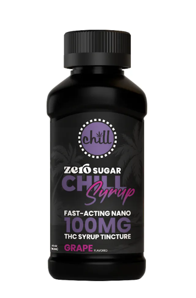 Chill Tincture Zero Sugar Grape Syrup 100mg (hybrid, flavored, 1g)