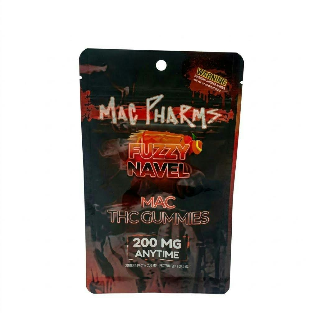 Mac Pharms - 200mg Gummies - Fuzzy Navel