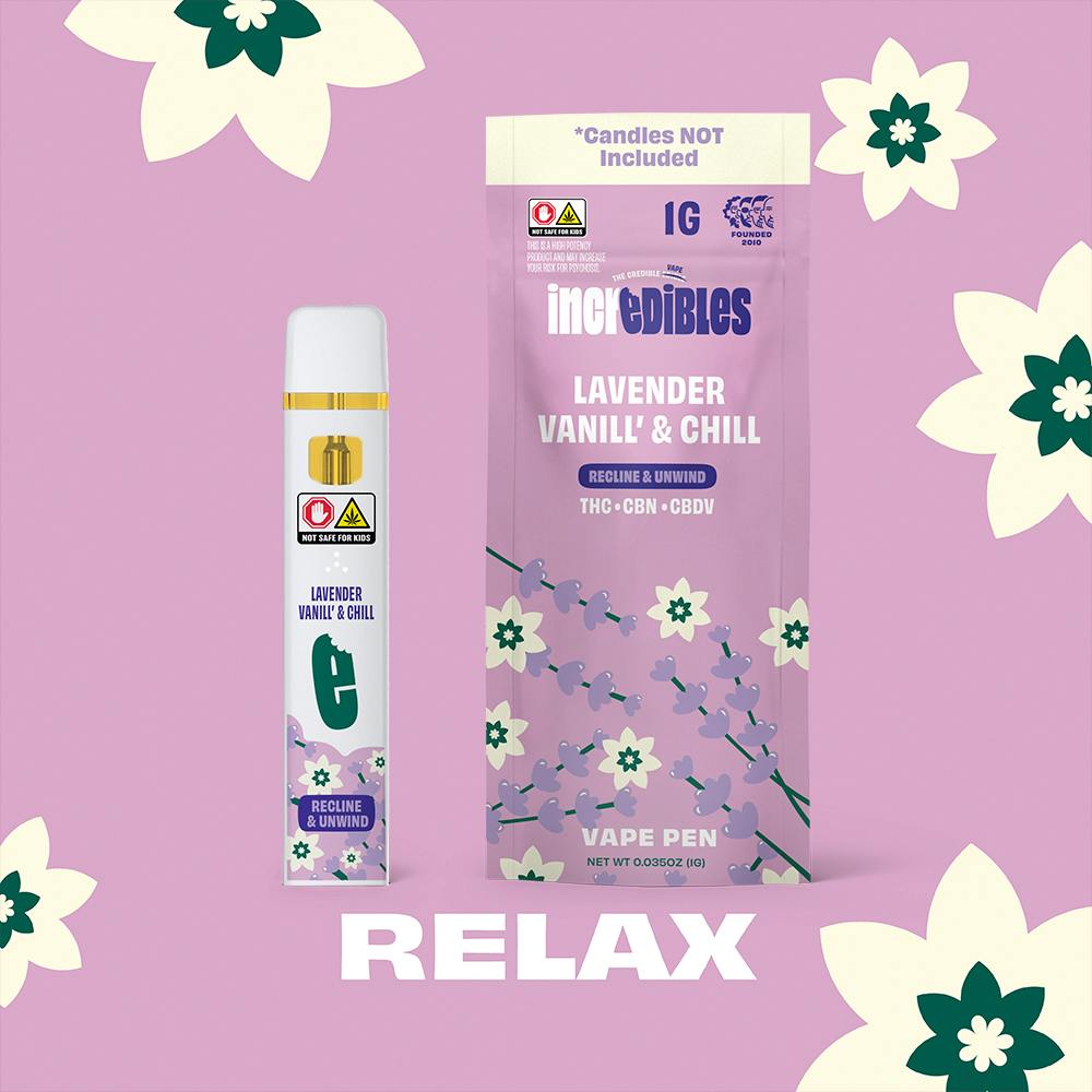 Incredibles Vape Pen 1ml - Lavender Vanilla | Theory Wellness (Trenton REC)