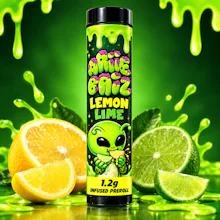 Alien Brainz - 1.2g Infused Preroll - Lemon Lime - PRE_ROLLS by Alien Brainz at King of Budz