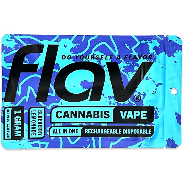 Product: flav | Blueberry Lemonade Disposable/Rechargeable All-in-one Cartridge | 1.0g