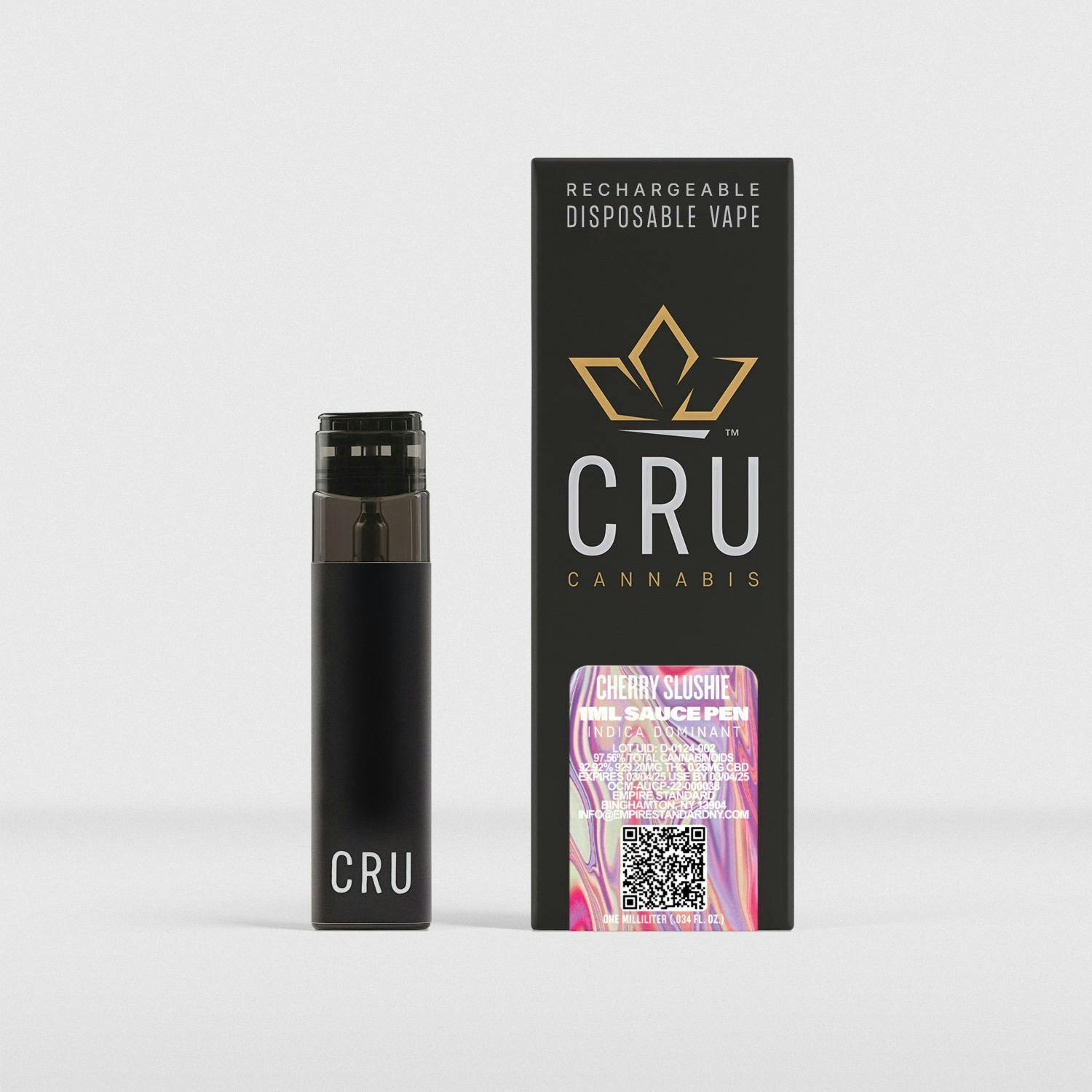 Cru Cherry Slushie | Live Resin | Vape | 1ml
