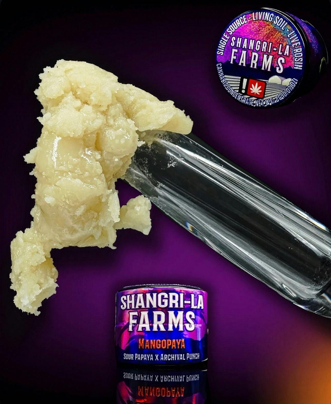 Shangri La Farms Triple Cake Live Hash Rosin