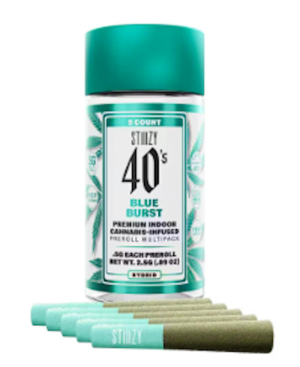 Product Infused Preroll | Blue Burst (H) 5pk | Stiiizy
