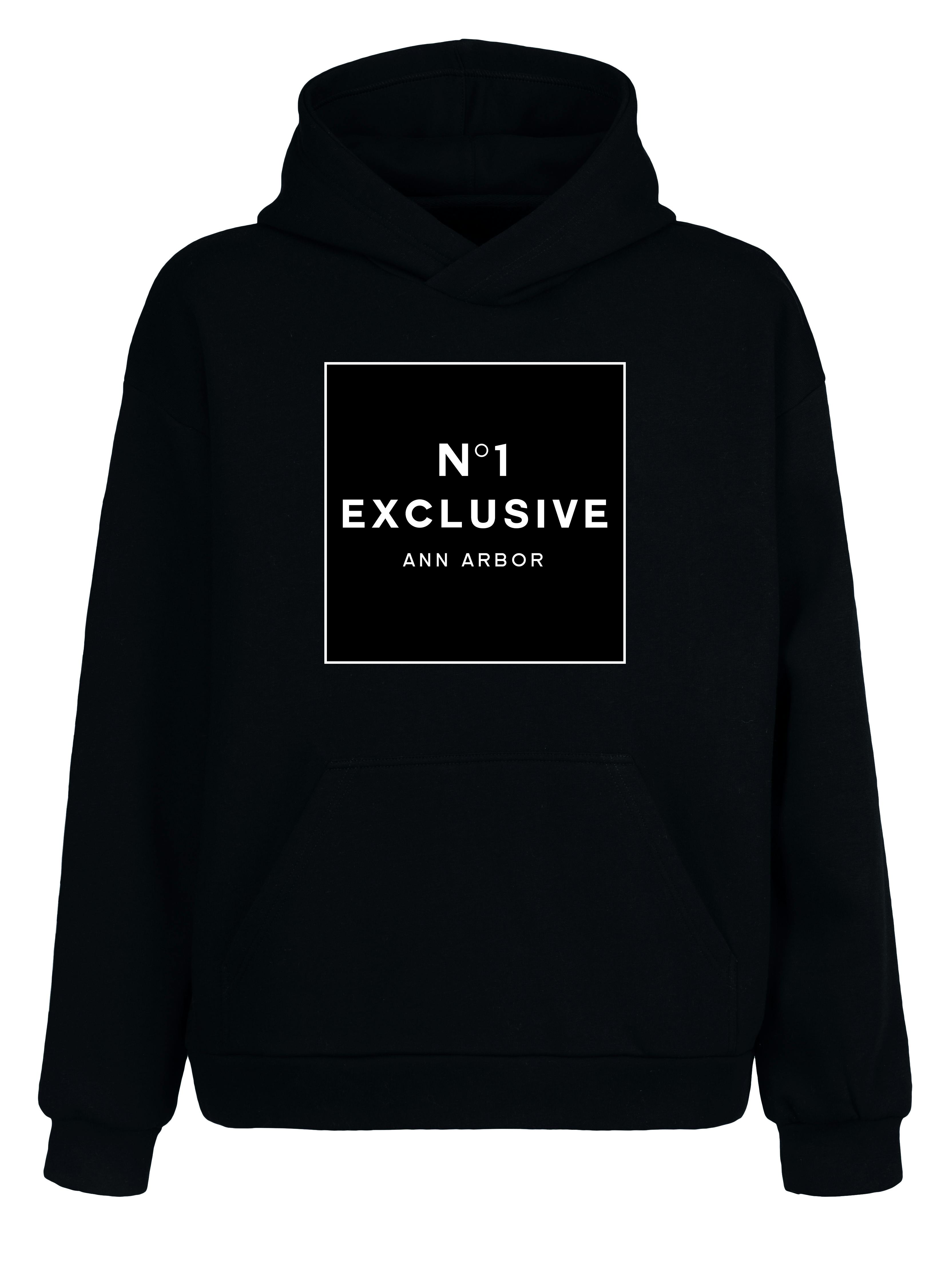 Hoodie Sweatshirt Chanel Exclusive Black XL Exclusive Cannabis