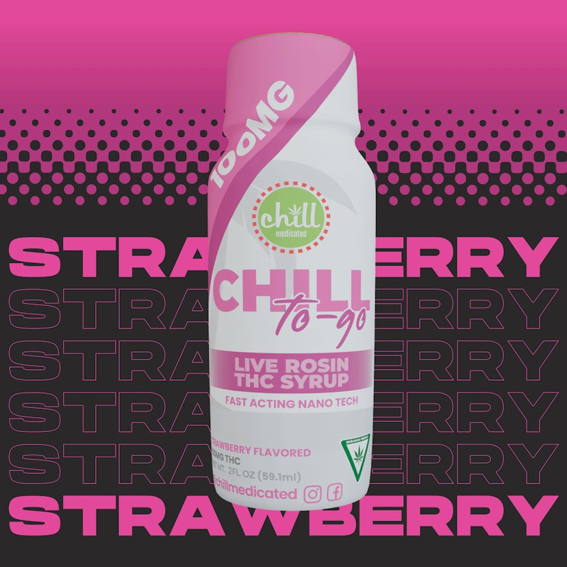 Chill Medicated | 200mg To Go Syrup | Strawberry