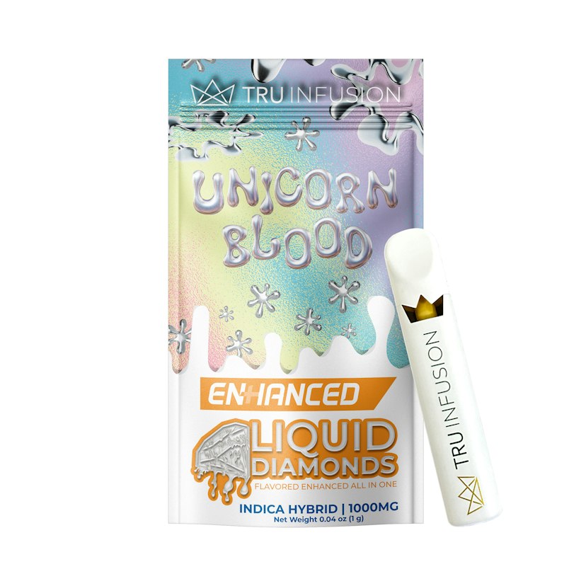 Tru Infusion Enhanced Liquid Diamond Disposable : Unicorn Blood