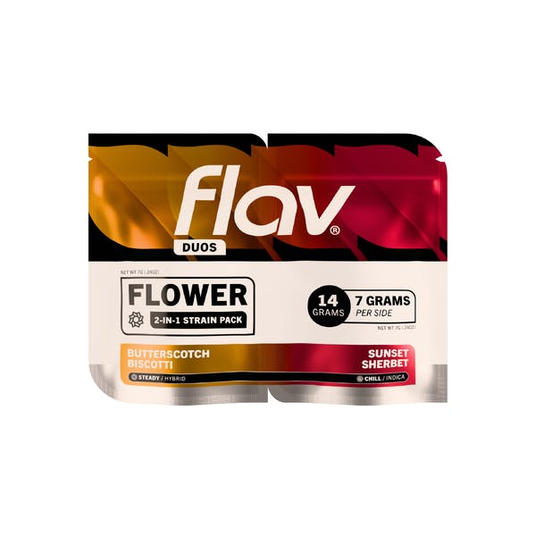 Product Flav - Butterscotch Biscotti - Sunset Sherbert - 14g - Duo Flower