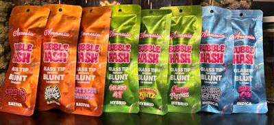 Amnesia - 1.5g Infused Bubble Hash Blunt - Cotton Candy - PRE_ROLLS by Amnesia at King of Budz