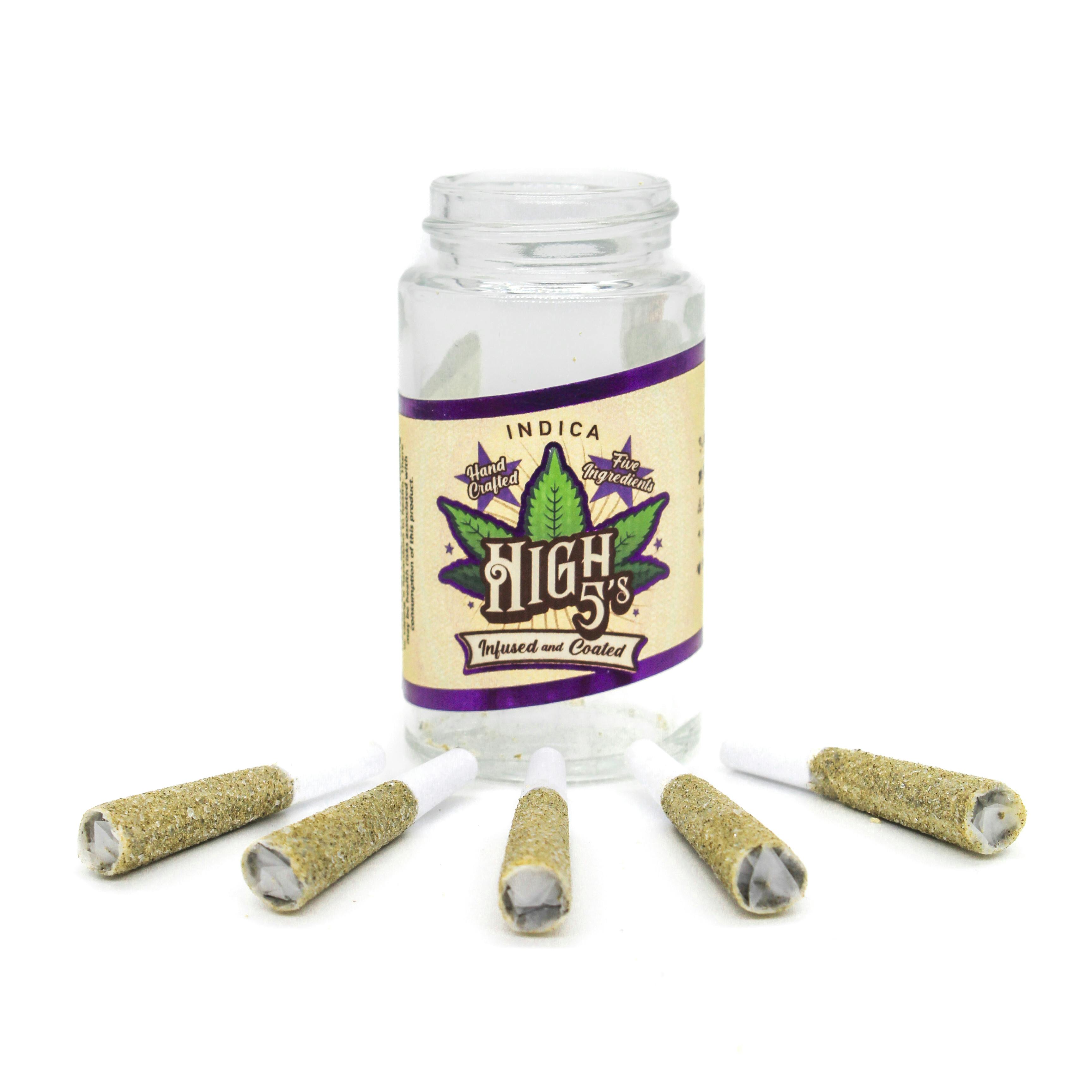 High 5's | Blue Zushi x Pink Gas | PreRolls | 5pack | 4g