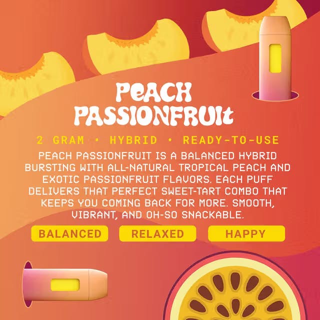 passion fruit disposable vape Hyppe Max Flow Passion Fruit Disposable Vape