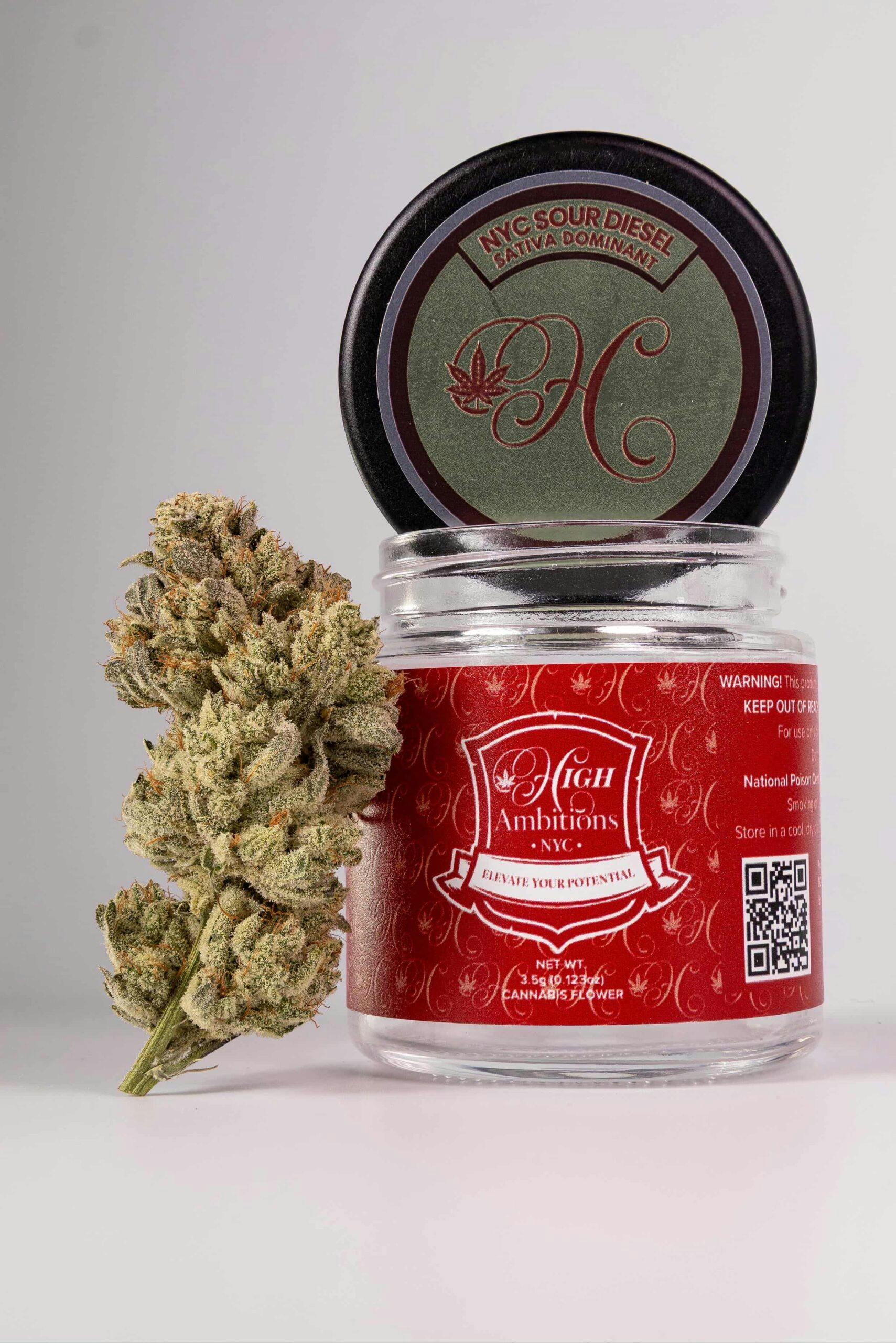 NYC Sour Diesel | Flower | 3.5g by High Ambitions | Buy Online