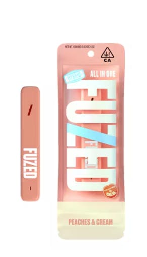 Product SIX Fuzed Disposable - Peaches And Cream 1g
