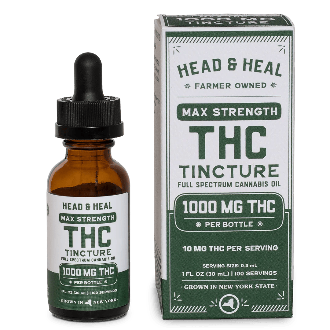 Head and Heal | THC Tincture | Max Strength | 1000mg