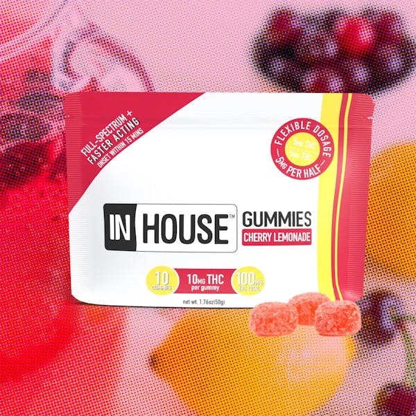 Cherry Lemonade (H) - 100mg Fast Acting Gummies - In House